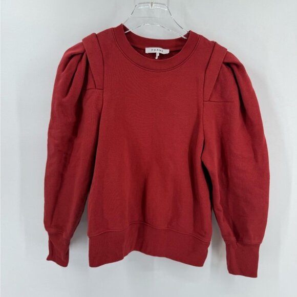 FRAMEPleated Panel Sweatshirt size small - Picture 2 of 7
